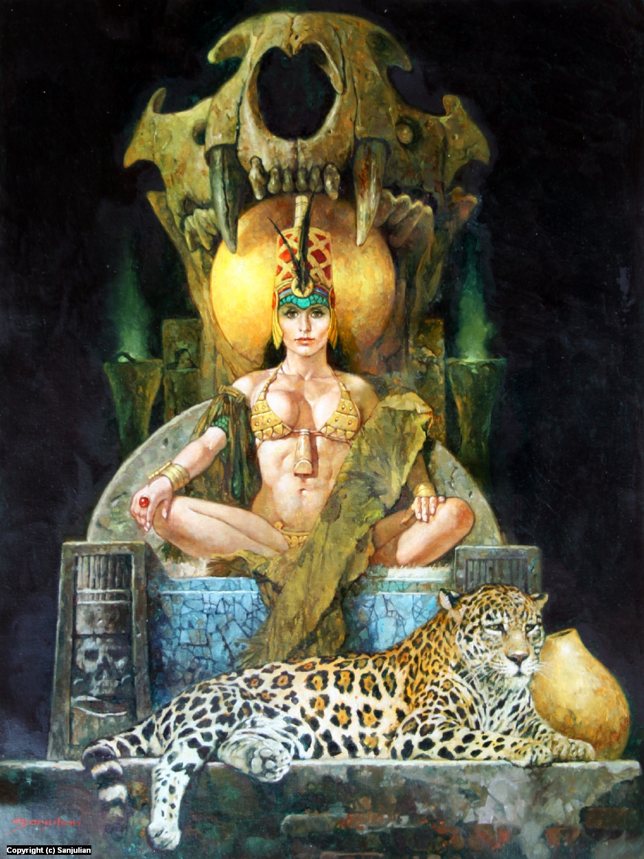 Infected By Art » Art Gallery » Manuel Sanjulian » Priestess in
